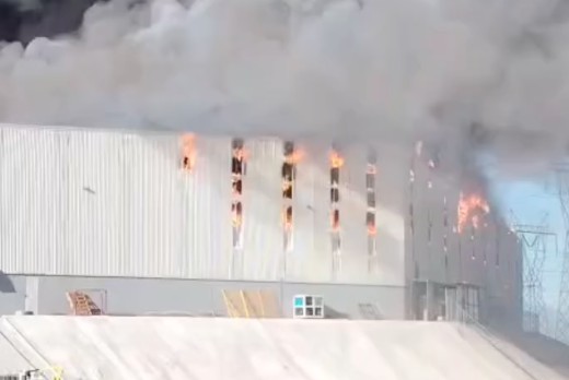 Evacuan a 200 personas por incendio en planta DAIMAY en RamosArizpe